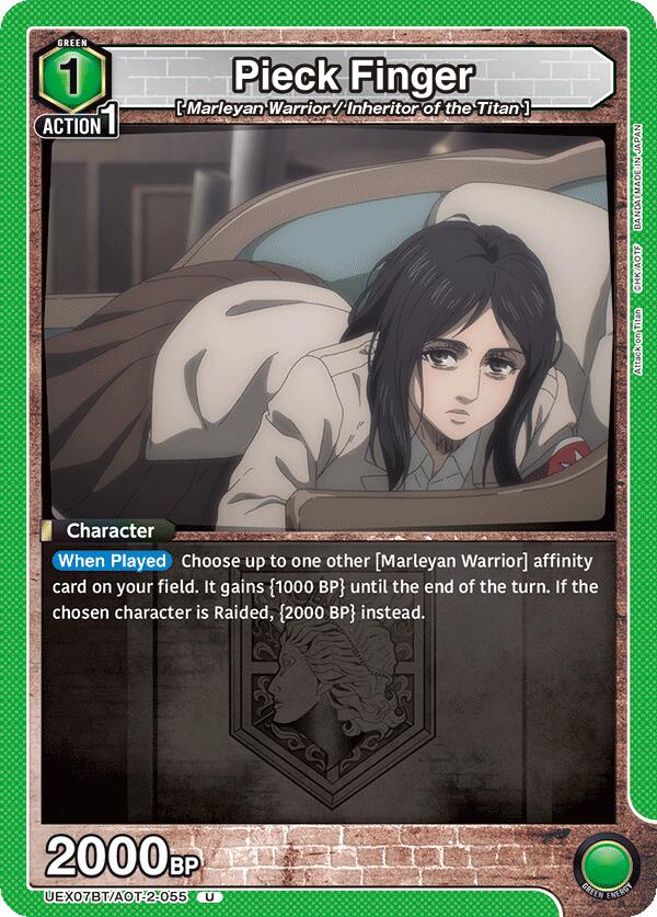 Pieck Finger (055), UEX07BT: Attack on Titan Vol. 2 UEX07BT/AOT-2-055