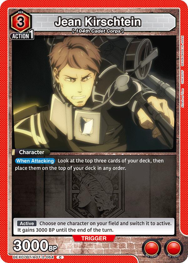 Jean Kirschtein (064), UEX07BT: Attack on Titan Vol. 2 UEX07BT/AOT-2-064
