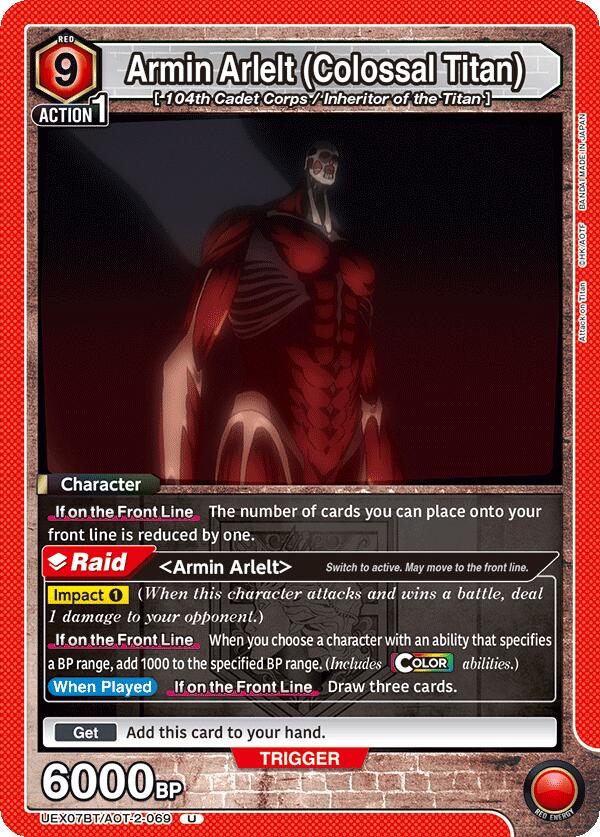 Armin Arlelt (Colossal Titan) (069), UEX07BT: Attack on Titan Vol. 2 UEX07BT/AOT-2-069