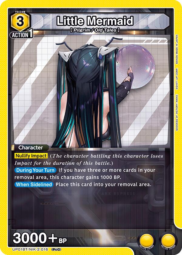 Little Mermaid (016), UP01BT: GODDESS OF VICTORY: NIKKE Precious Booster UP01BT/NIK-2-016