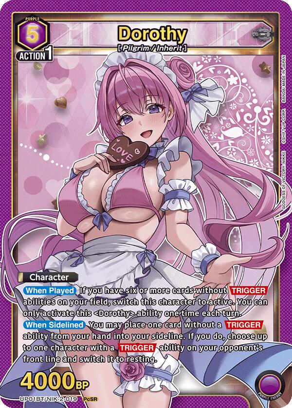 Dorothy (019), UP01BT: GODDESS OF VICTORY: NIKKE Precious Booster UP01BT/NIK-2-019