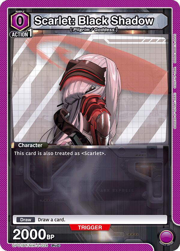 Scarlet: Black Shadow (024), UP01BT: GODDESS OF VICTORY: NIKKE Precious Booster UP01BT/NIK-2-024