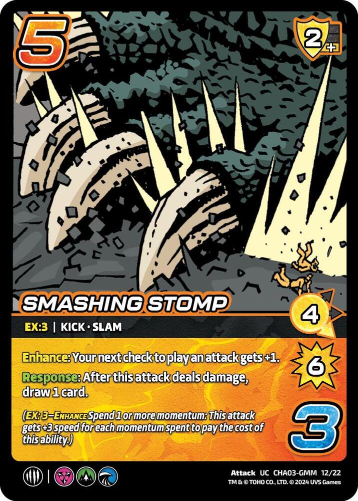 Smashing Stomp, Challenger Series: Godzilla CHA03-GMM 12/22