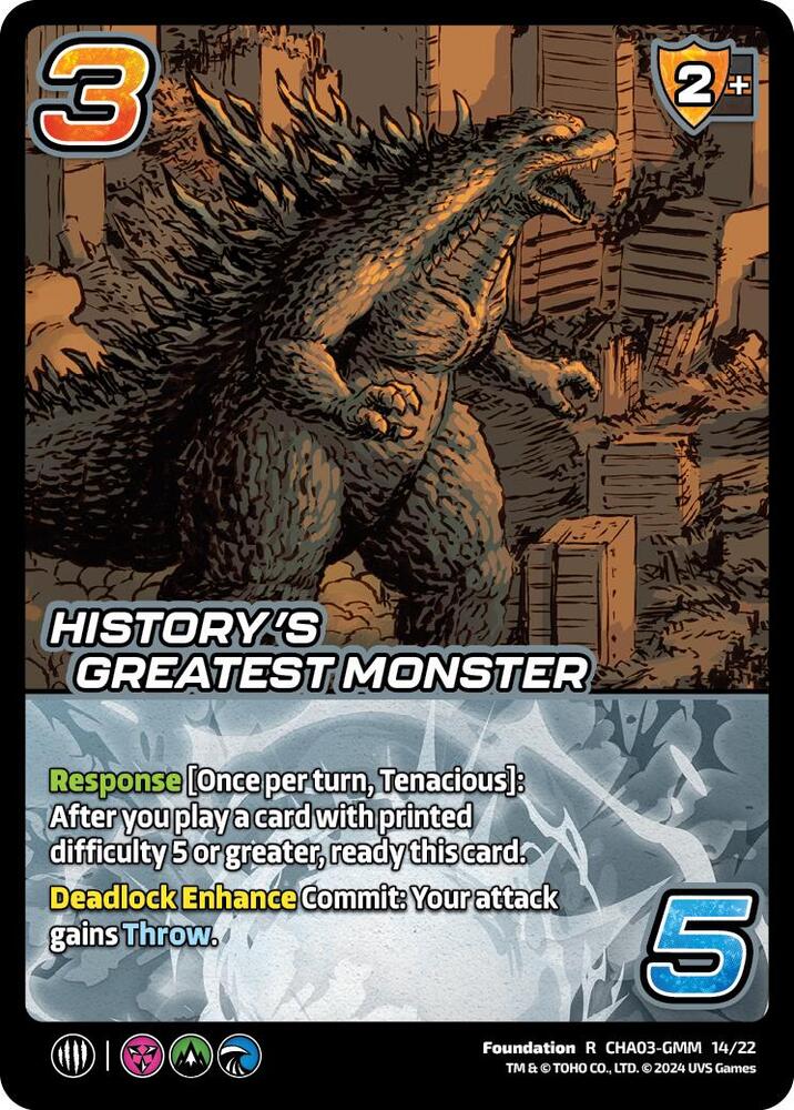 History's Greatest Monster, Challenger Series: Godzilla CHA03-GMM 14/22