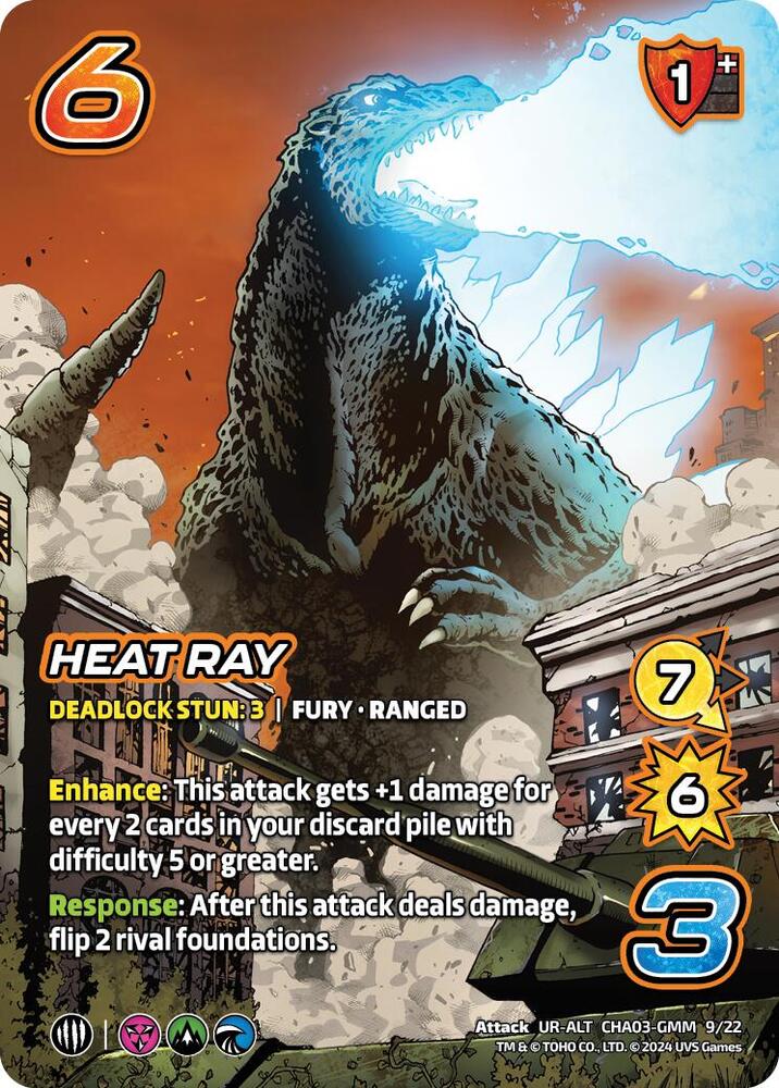 Heat Ray (Alternate Art), Challenger Series: Godzilla CHA03-GMM 9/22