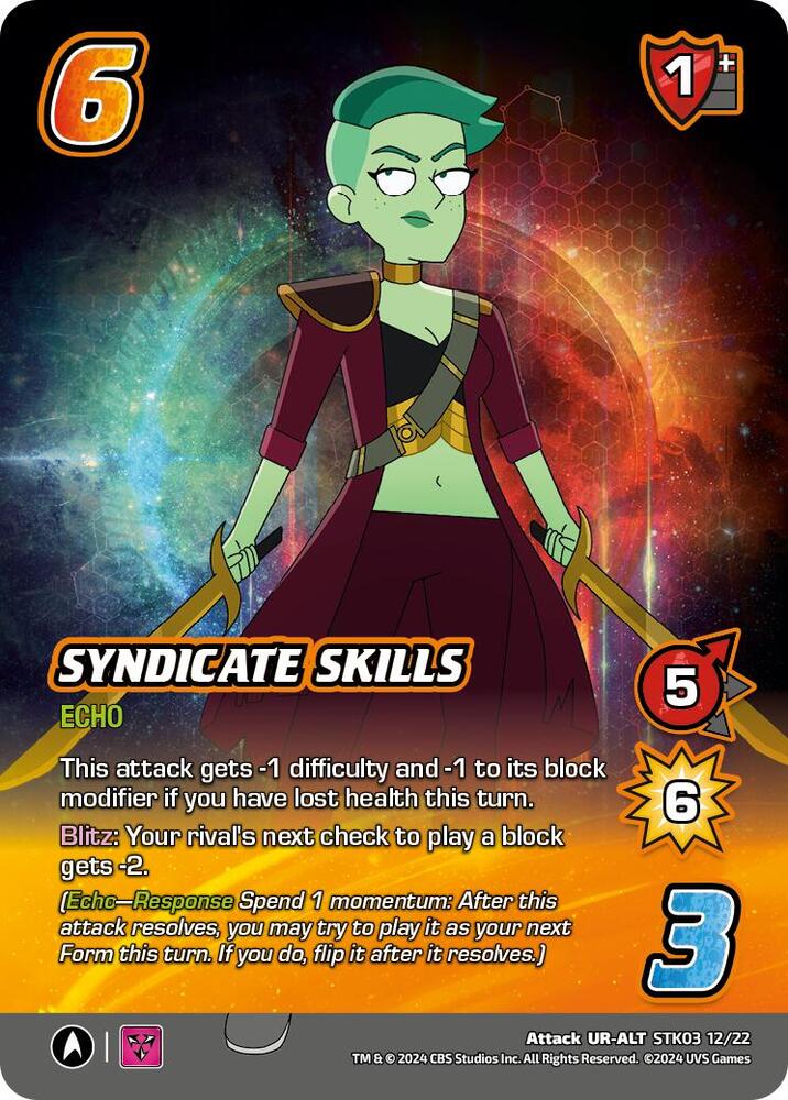 Syndicate Skills (Alternate Art), Challenger Series: Star Trek: Lower Decks STK03 12/22