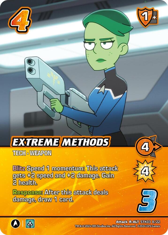 Extreme Methods (Alternate Art), Challenger Series: Star Trek: Lower Decks STK03 8/22