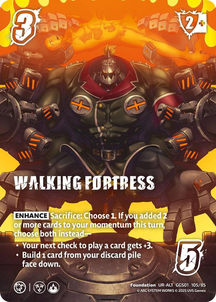 WALKING FORTRESS (Alternate Art), GUILTY GEAR -STRIVE- GGS01 105/85