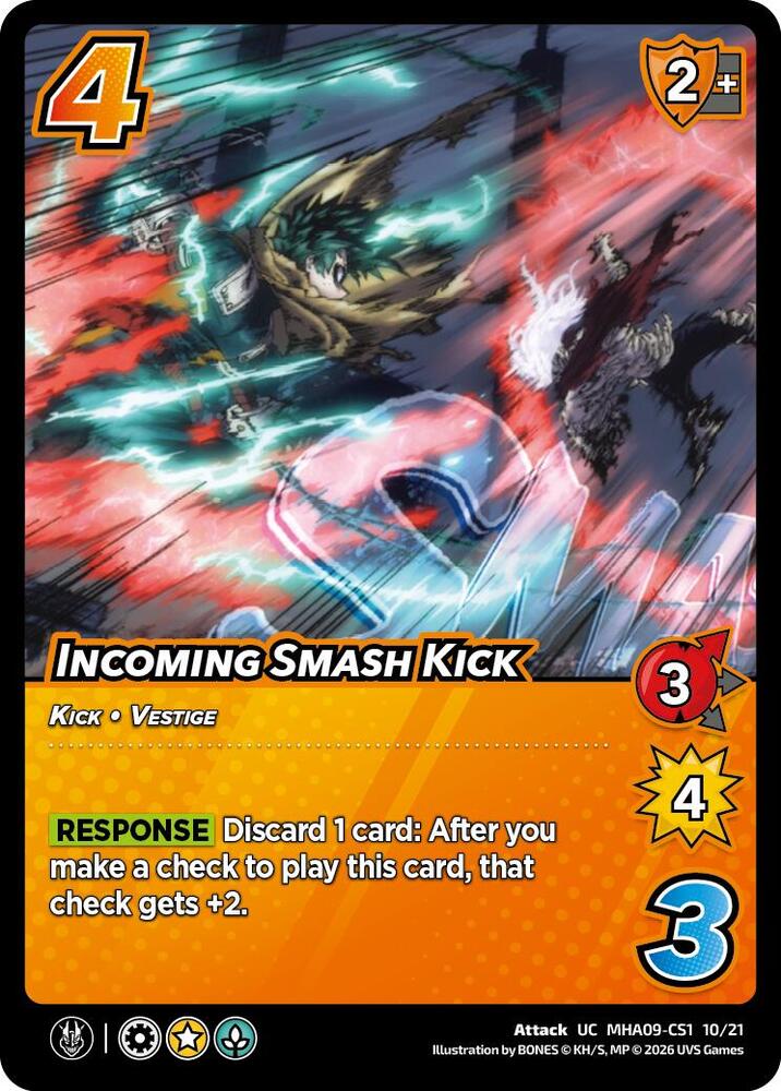 Incoming Smash Kick, Challenger Series: My Hero Academia - Final Battle MHA09-CS1 10/21