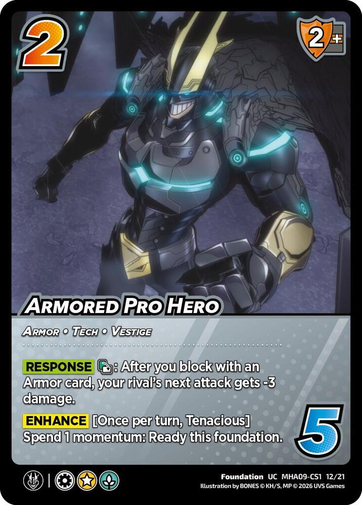 Armored Pro Hero, Challenger Series: My Hero Academia - Final Battle MHA09-CS1 12/21