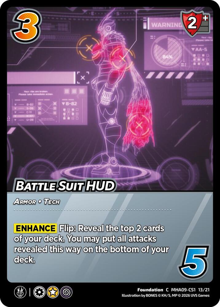 Battle Suit HUD, Challenger Series: My Hero Academia - Final Battle MHA09-CS1 13/21