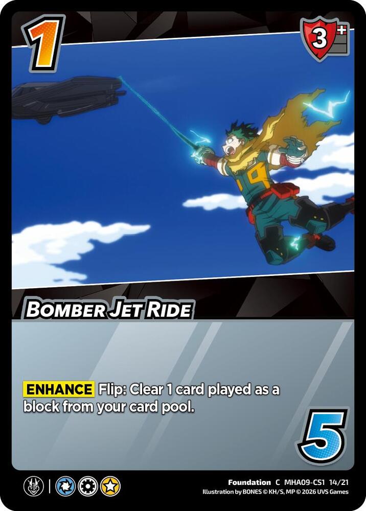 Bomber Jet Ride, Challenger Series: My Hero Academia - Final Battle MHA09-CS1 14/21