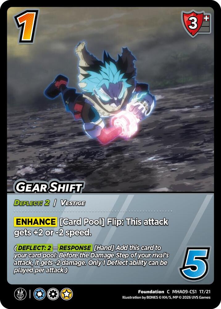 Gear Shift, Challenger Series: My Hero Academia - Final Battle MHA09-CS1 17/21