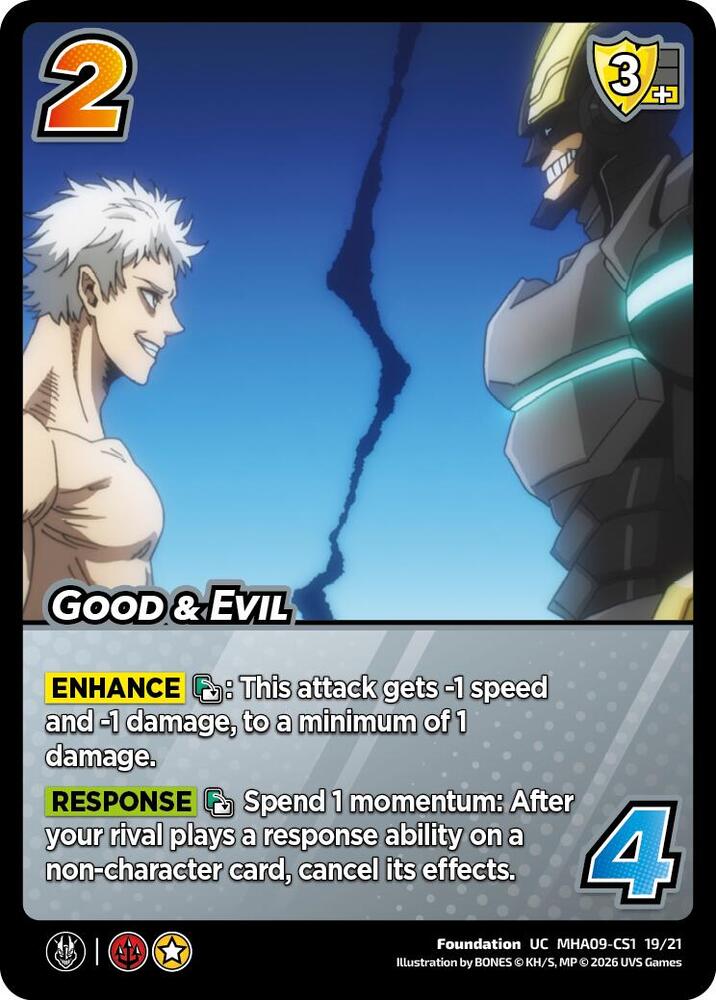 Good & Evil (19/21), Challenger Series: My Hero Academia - Final Battle MHA09-CS1 19/21