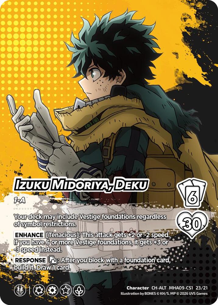 Izuku Midoriya, Deku (Alternative Art), Challenger Series: My Hero Academia - Final Battle MHA09-CS1 2/21