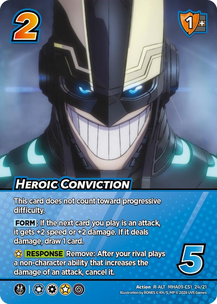 Heroic Conviction (Alternative Art), Challenger Series: My Hero Academia - Final Battle MHA09-CS1 3/21