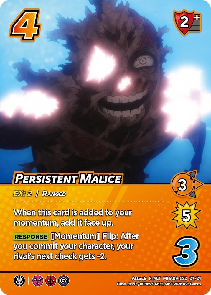 Persistent Malice (Alternative Art), Challenger Series: My Hero Academia - Final Battle MHA09-CS2 11/21