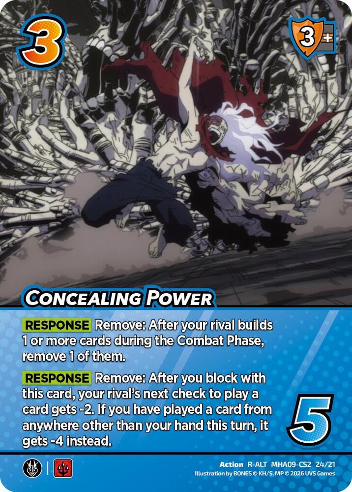 Concealing Power (Alternative Art), Challenger Series: My Hero Academia - Final Battle MHA09-CS2 3/21