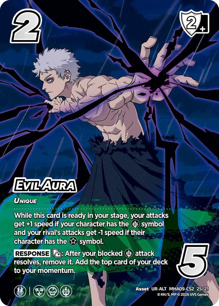 Evil Aura (Alternative Art), Challenger Series: My Hero Academia - Final Battle MHA09-CS2 4/21