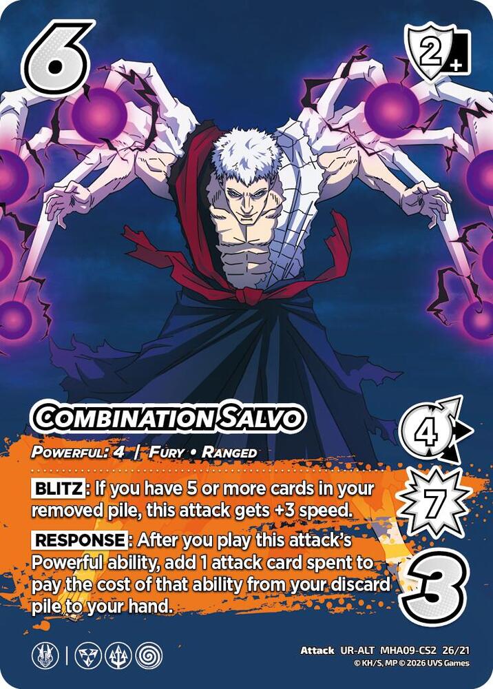 Combination Salvo (Alternative Art), Challenger Series: My Hero Academia - Final Battle MHA09-CS2 8/21
