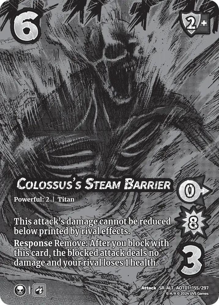 Colossus's Steam Barrier (Alternate Art), Attack on Titan: Battle for Humanity 155/297