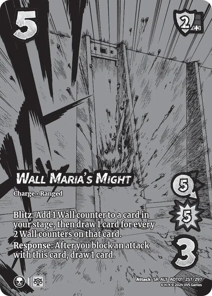 Wall Maria's Might (Alternate Art), Attack on Titan: Battle for Humanity 257/297