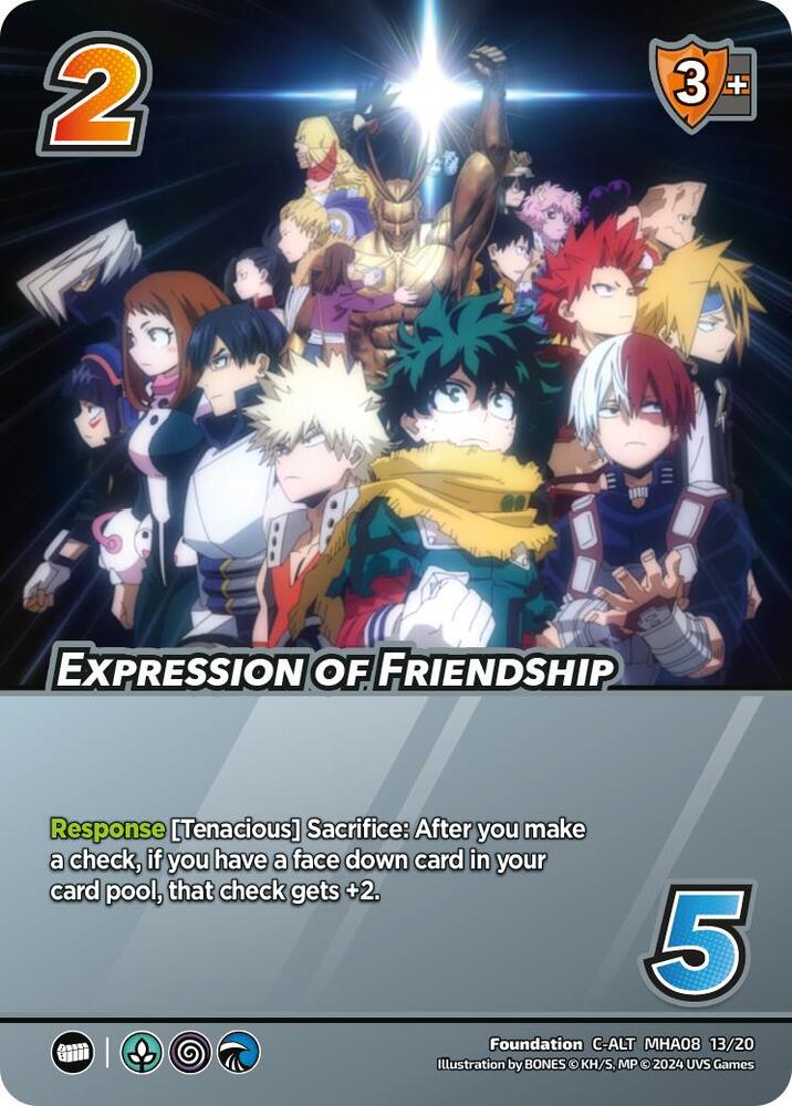 Expression of Friendship (Alternate Art), Challenger Series: My Hero Academia - Dark Hero Arc MHA08 13/20