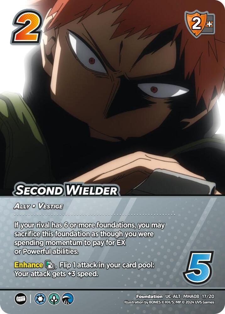 Second Wielder (Alternate Art), Challenger Series: My Hero Academia - Dark Hero Arc MHA08 17/20