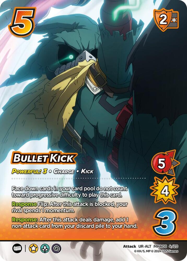 Bullet Kick (Alternate Art), Challenger Series: My Hero Academia - Dark Hero Arc MHA08 4/20