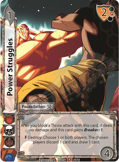 Power Struggles (Full Art Promo), Darkstalkers: Collector's Tins 11/12