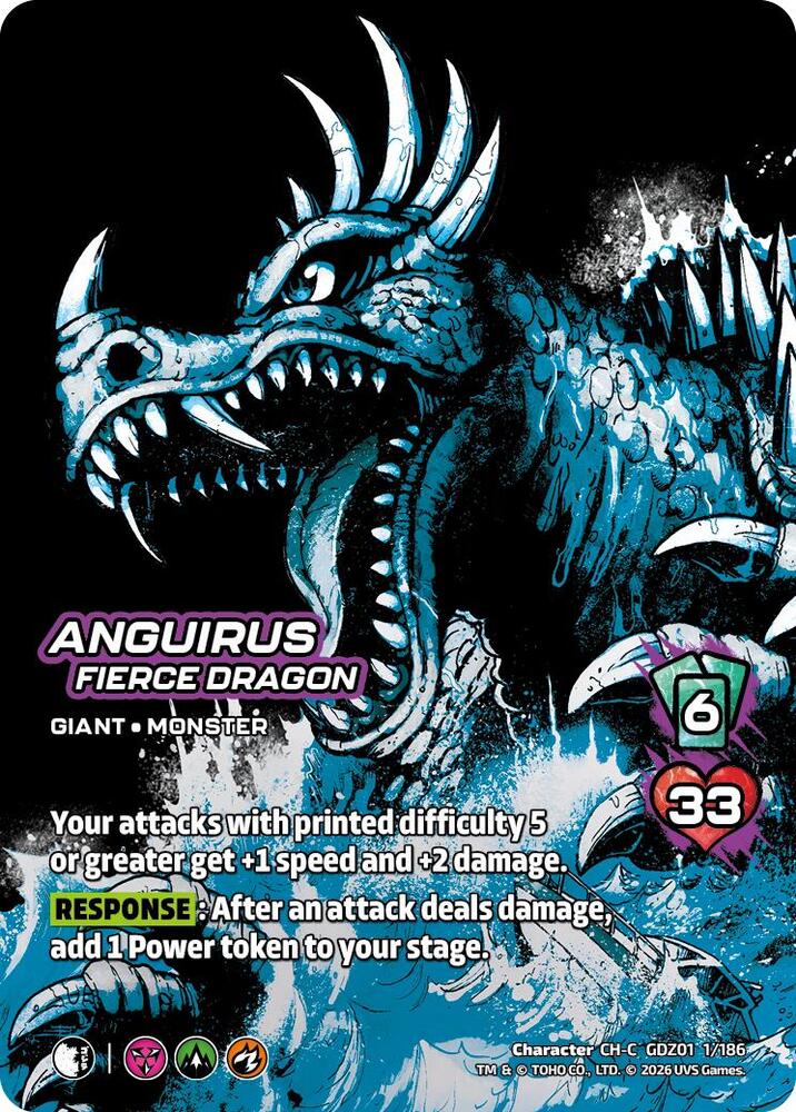 Anguirus, Fierce Dragon, Godzilla: Reign of Kaiju GDZ01 1/186