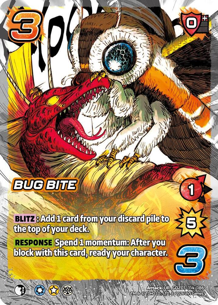 Bug Bite, Godzilla: Reign of Kaiju GDZ01 114/186