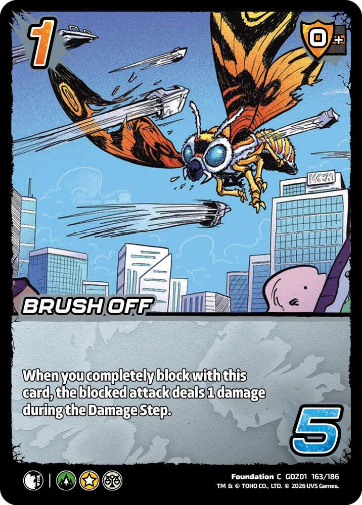 Brush Off, Godzilla: Reign of Kaiju GDZ01 163/186