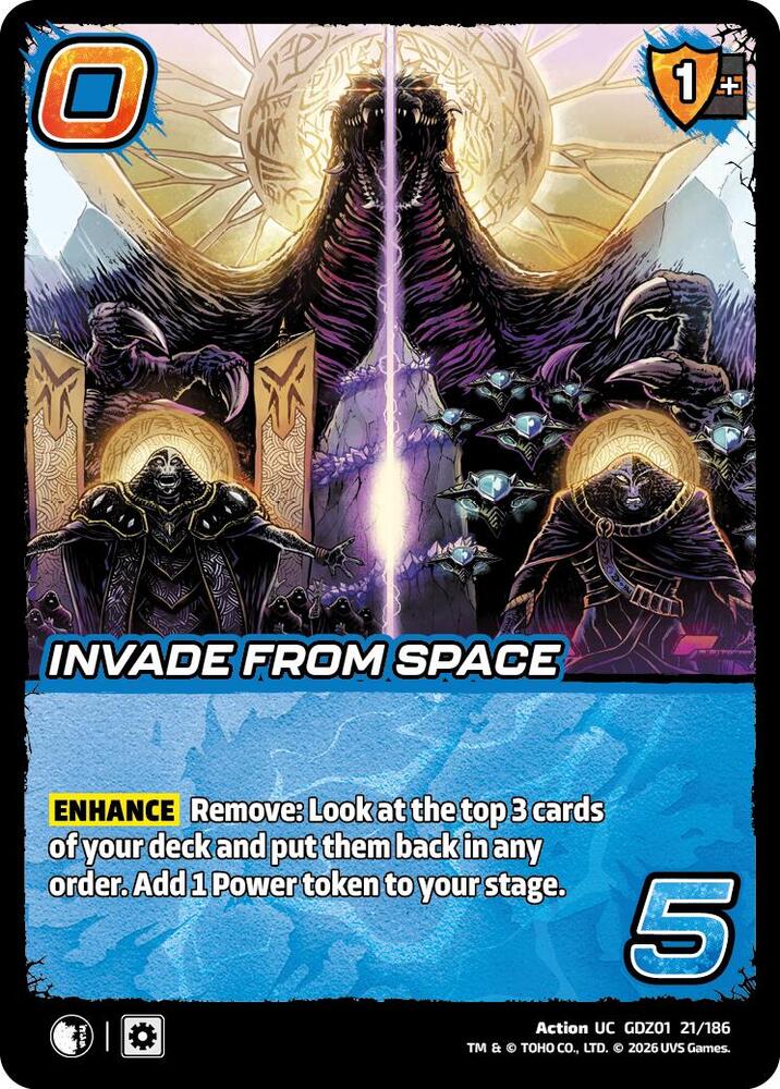 Invade from Space, Godzilla: Reign of Kaiju GDZ01 21/186