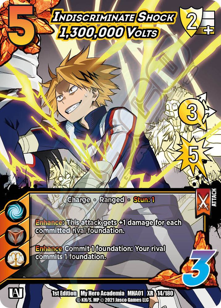 Indiscriminate Shock 1,300,000 Volts (XR), UniVersus: My Hero Academia 14/180