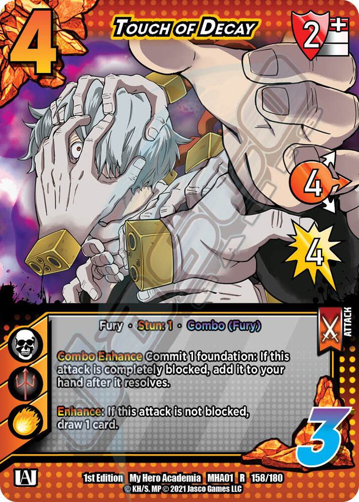 Touch of Decay, UniVersus: My Hero Academia 158/180