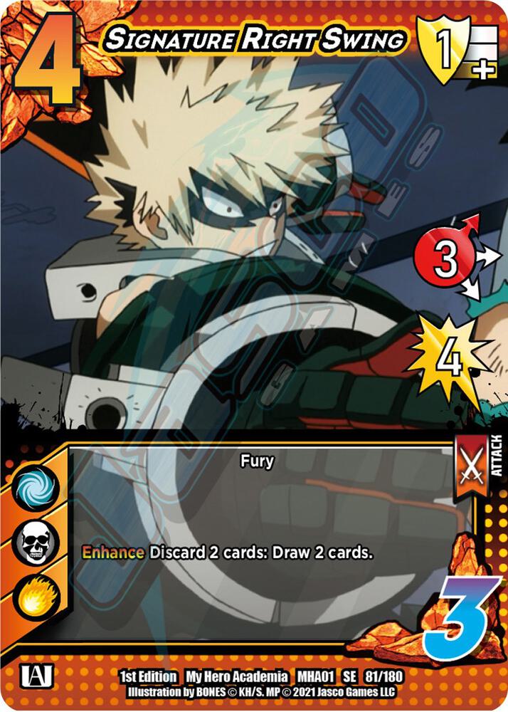 Signature Right Swing, UniVersus: My Hero Academia 81/180