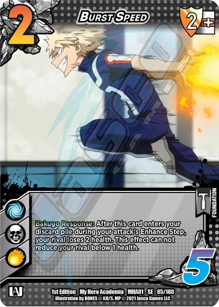 Burst Speed, UniVersus: My Hero Academia 85/180