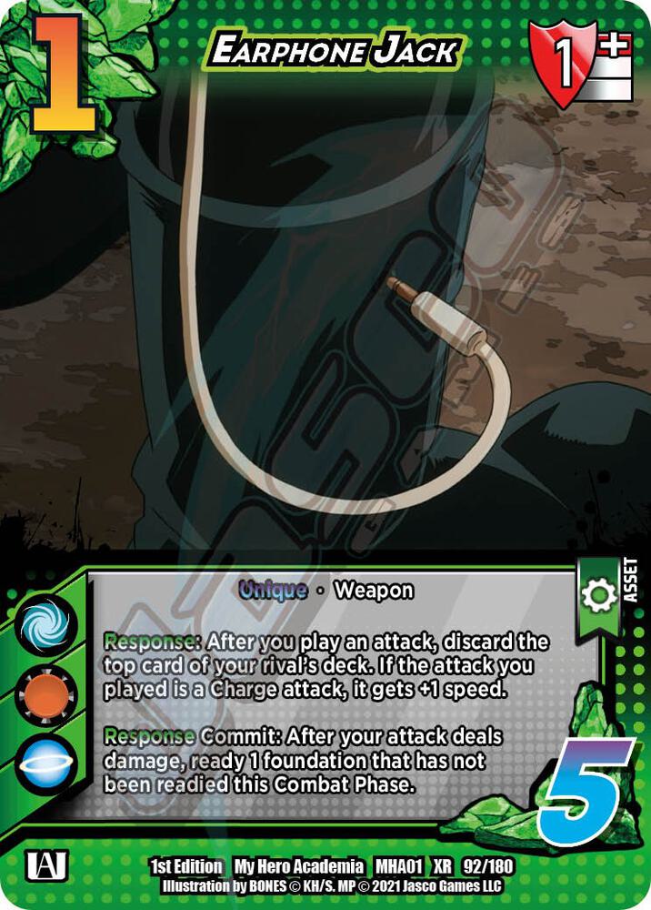 Earphone Jack (XR), UniVersus: My Hero Academia 92/180