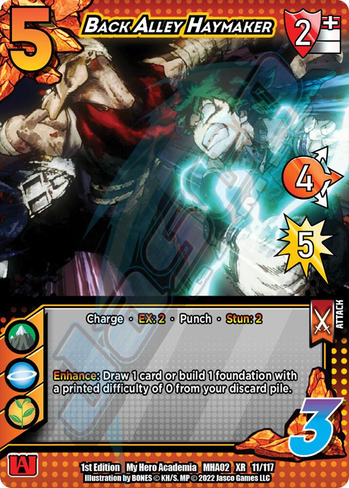 Back Alley Haymaker (XR), UniVersus: My Hero Academia: Crimson Rampage 11/117
