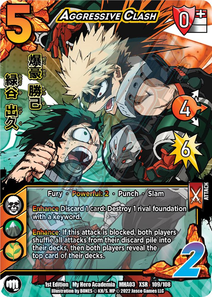 Aggressive Clash (XSR), UniVersus: My Hero Academia: Heroes Clash 109/108