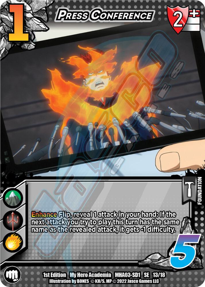Press Conference, UniVersus: My Hero Academia: Heroes Clash 13/18
