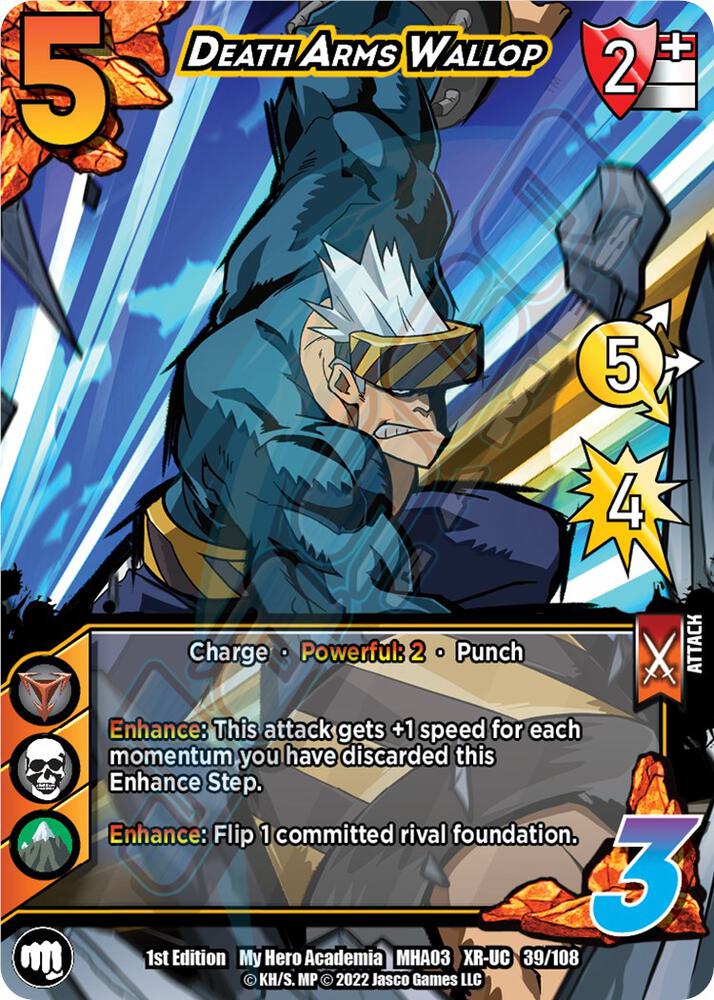 Death Arms Wallop (XR), UniVersus: My Hero Academia: Heroes Clash 39/108
