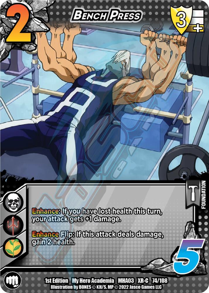 Bench Press (XR), UniVersus: My Hero Academia: Heroes Clash 74/108