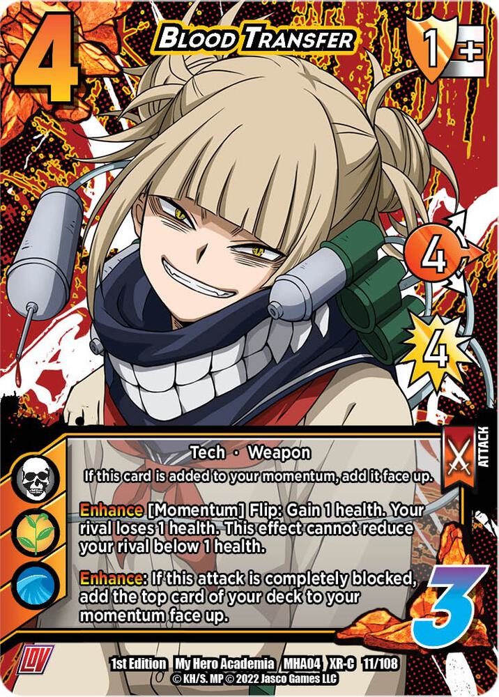 Blood Transfer (XR), UniVersus: My Hero Academia: League of Villains 011/108