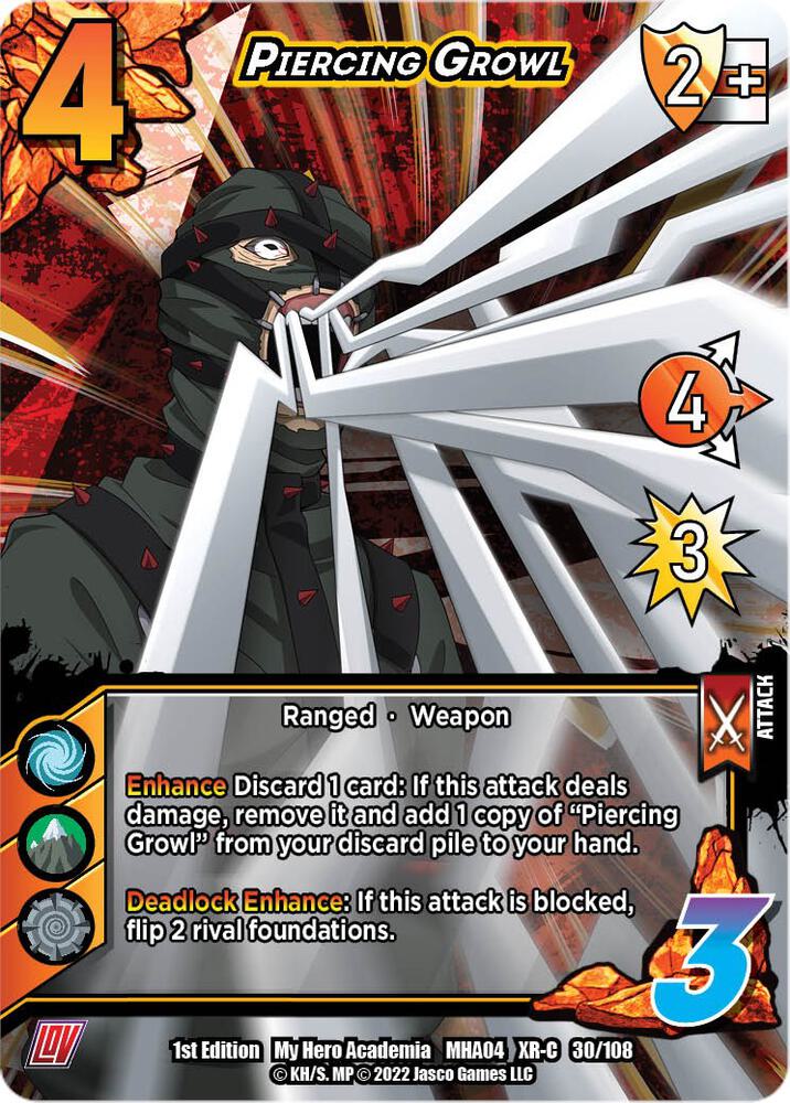 Piercing Growl (XR), UniVersus: My Hero Academia: League of Villains 030/108