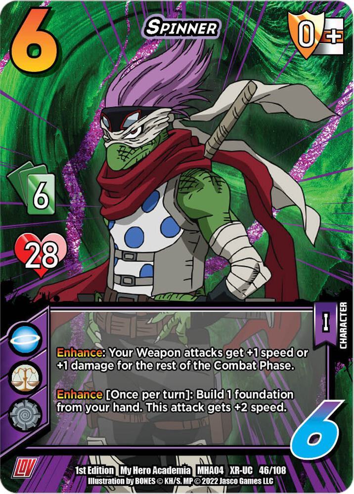 Spinner (XR), UniVersus: My Hero Academia: League of Villains 046/108