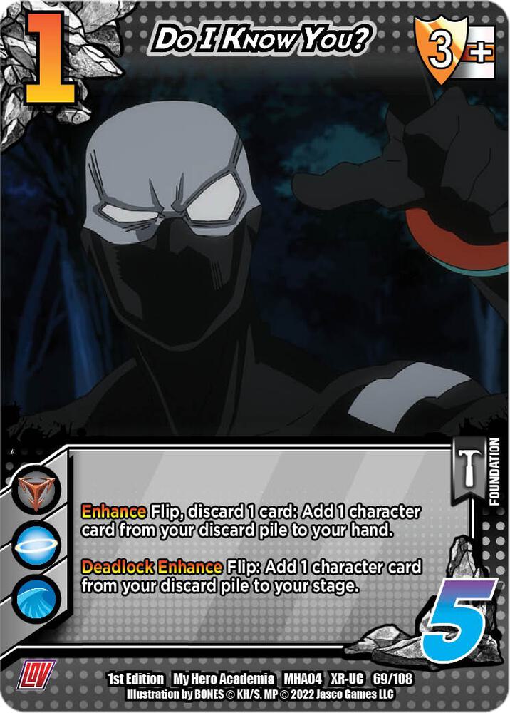 Do I Know You? (XR), UniVersus: My Hero Academia: League of Villains 069/108