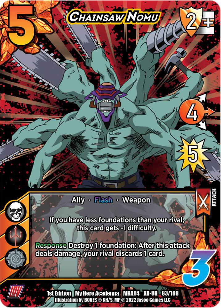 Chainsaw Nomu (XR), UniVersus: My Hero Academia: League of Villains 083/108