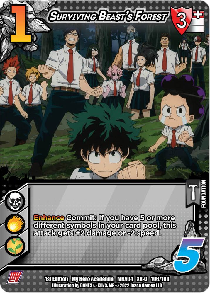 Surviving Beast's Forest (XR), UniVersus: My Hero Academia: League of Villains 106/108